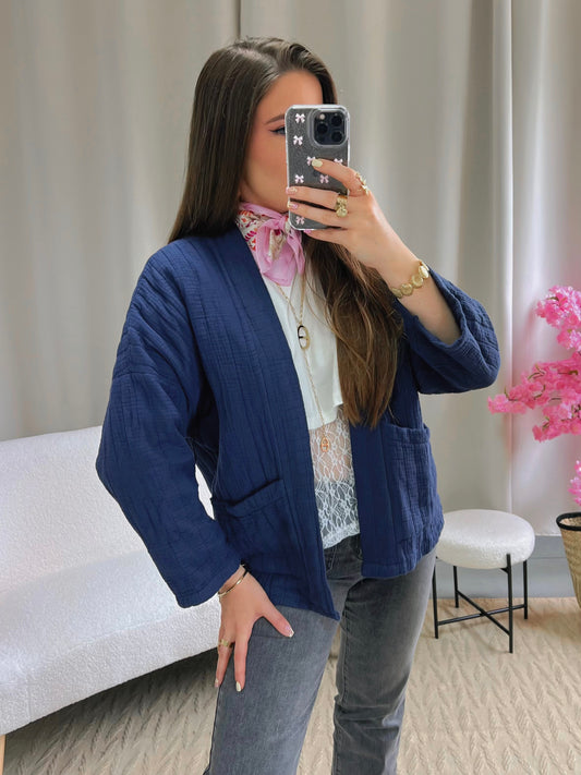 Veste ALBA bleu marine