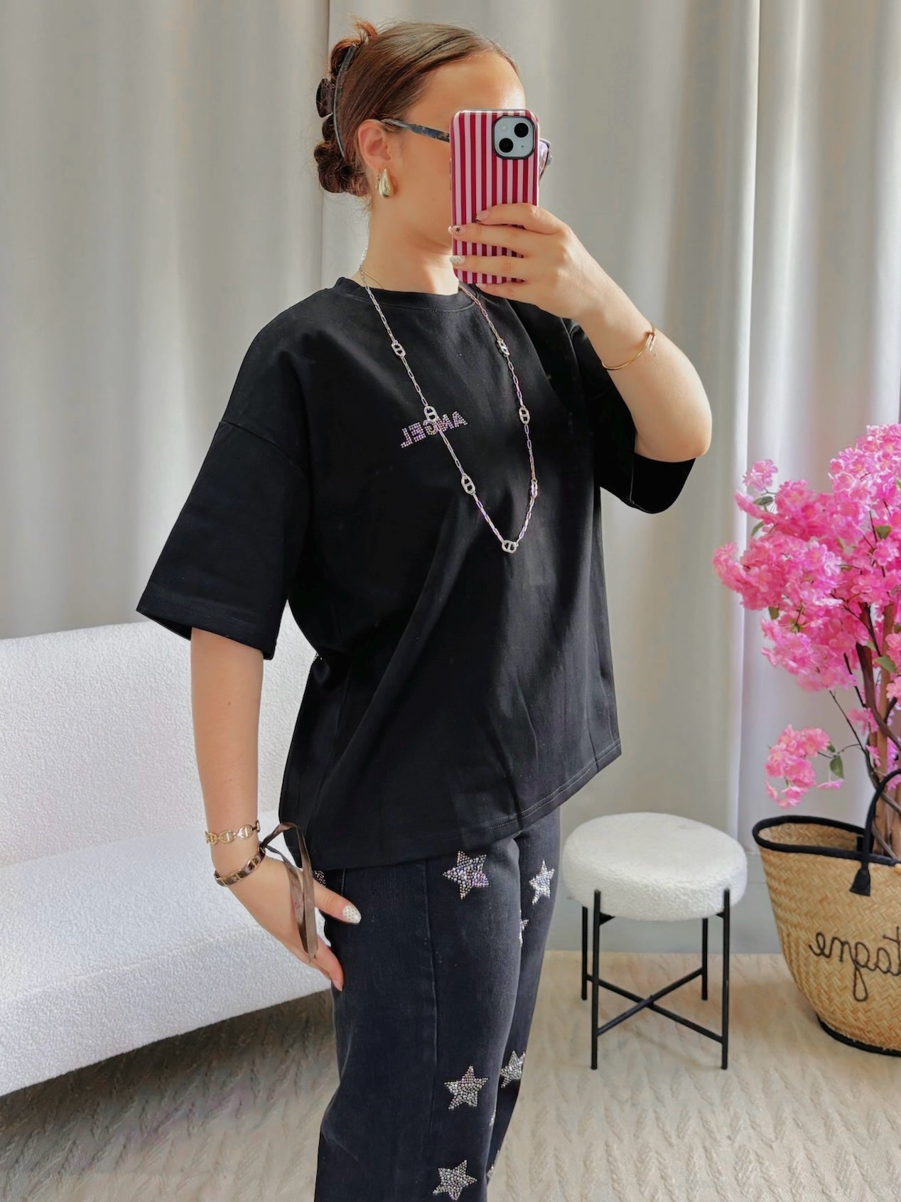T-shirt ANGEL noir