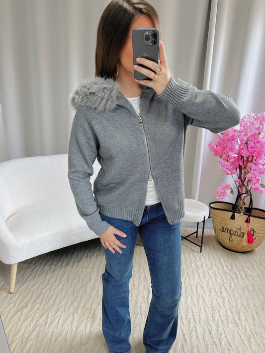 Gilet KATE gris
