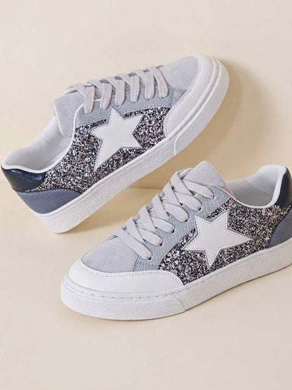 Baskets STELLA bleu et blanc
