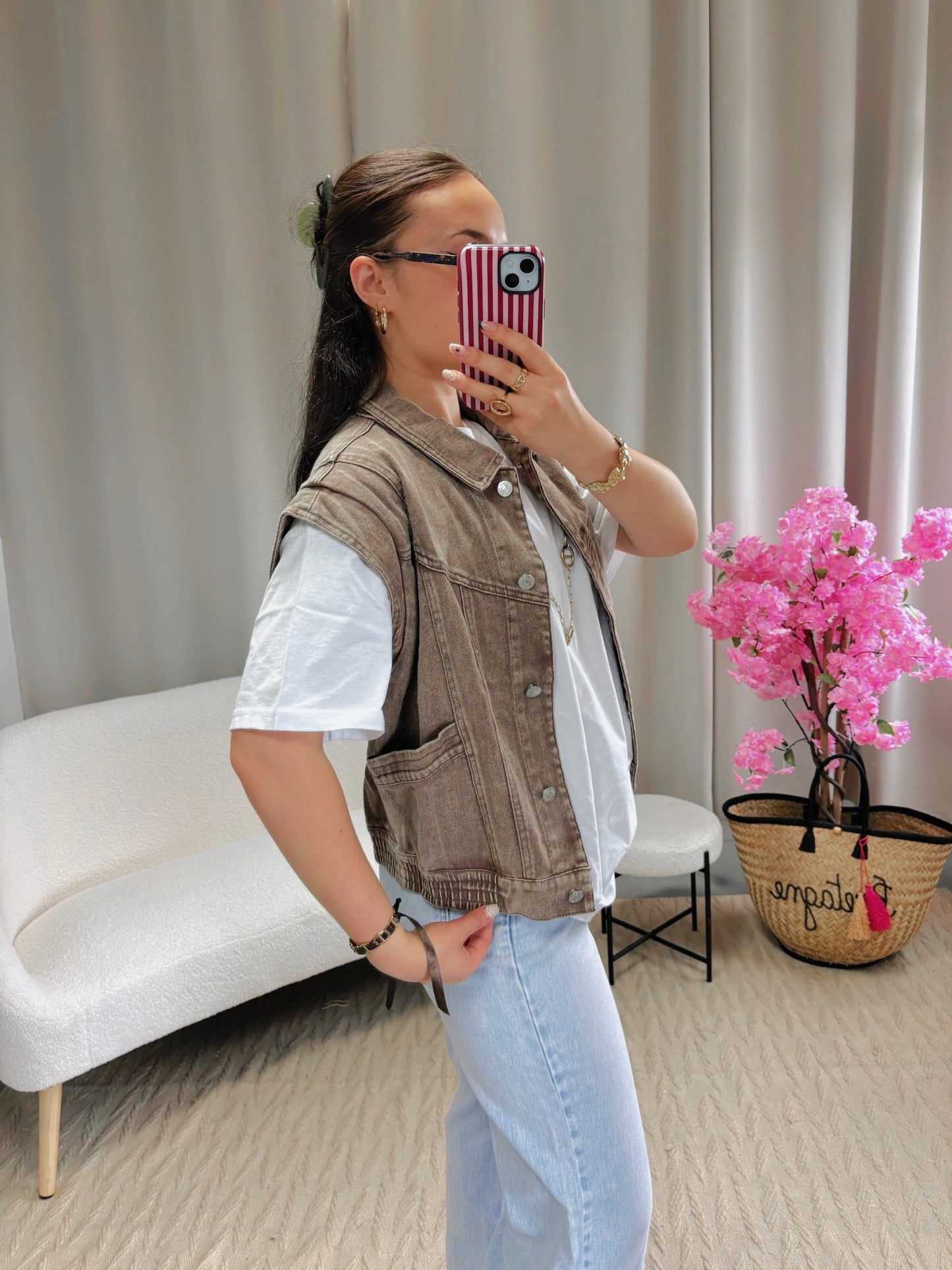 Veste ROCK marron