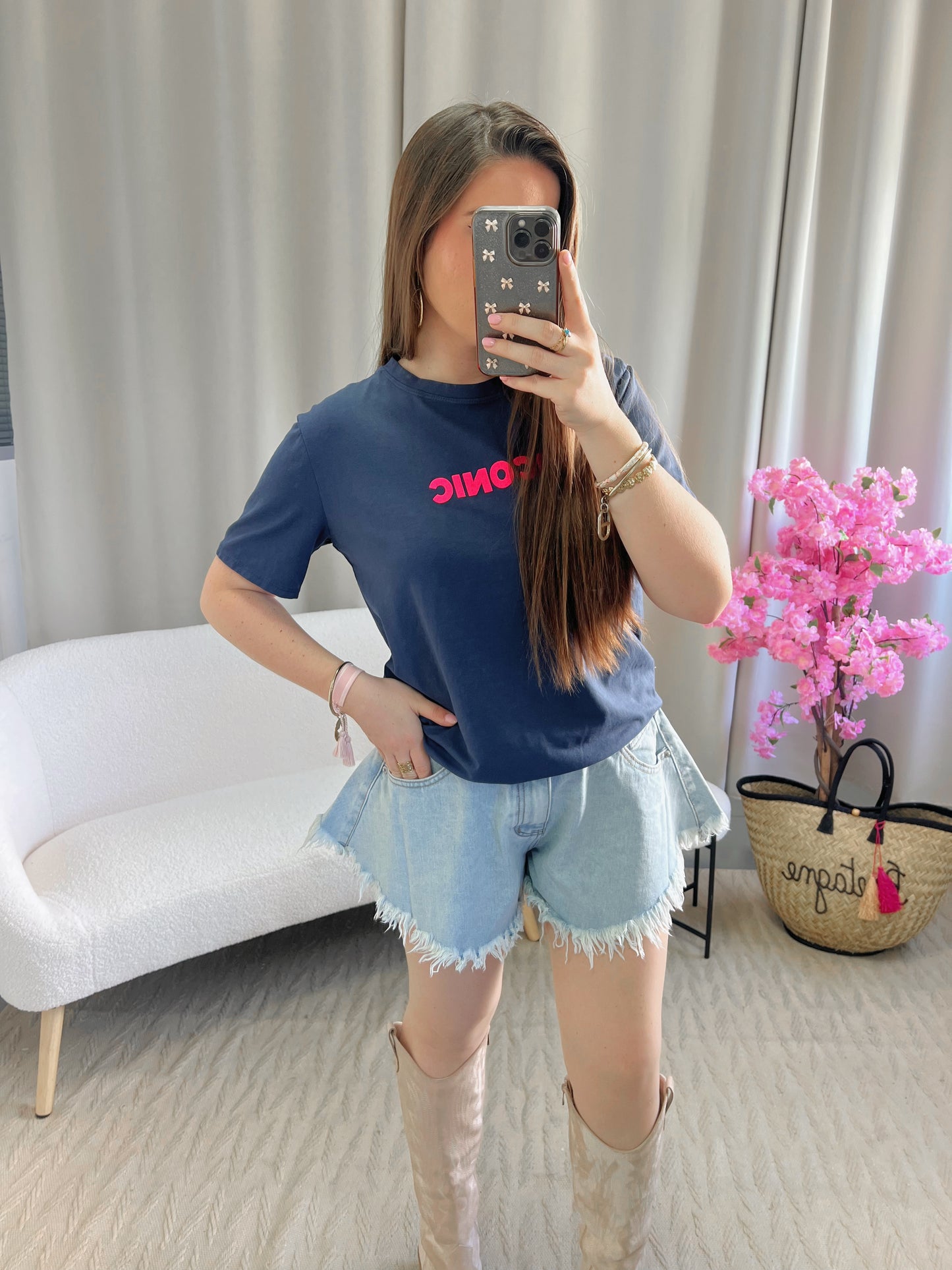 T-shirt ICONIC bleu marine