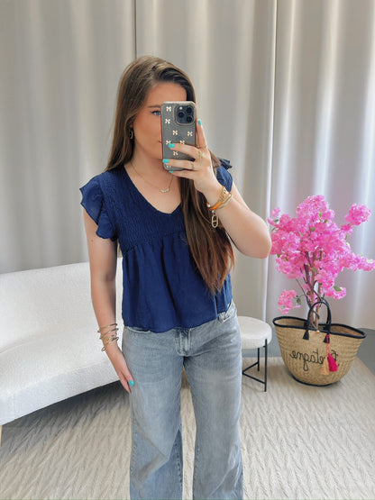Blouse CHLOÉ bleu marine