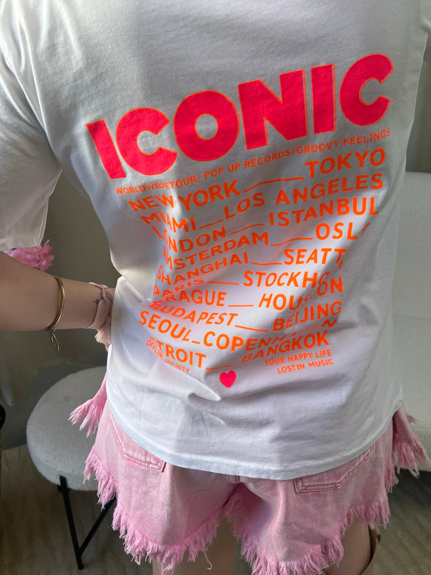T-shirt ICONIC blanc