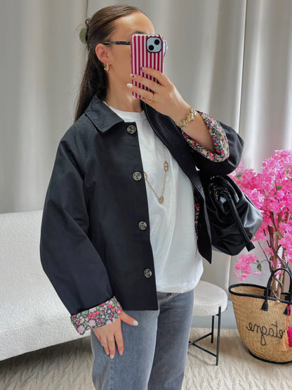 Trench JOSÉPHINE noir