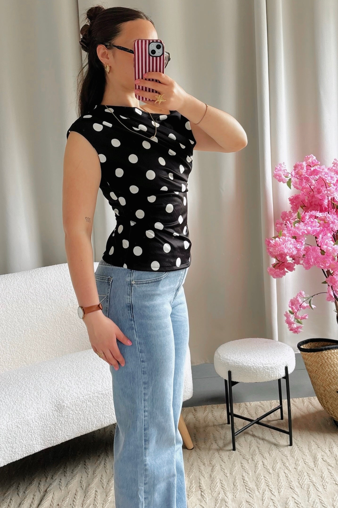 Top LUNA noir