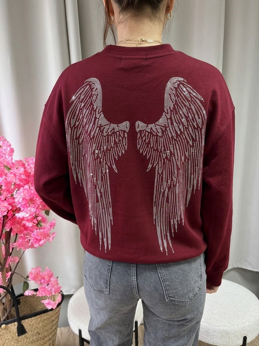 Sweat ANGEL bordeaux