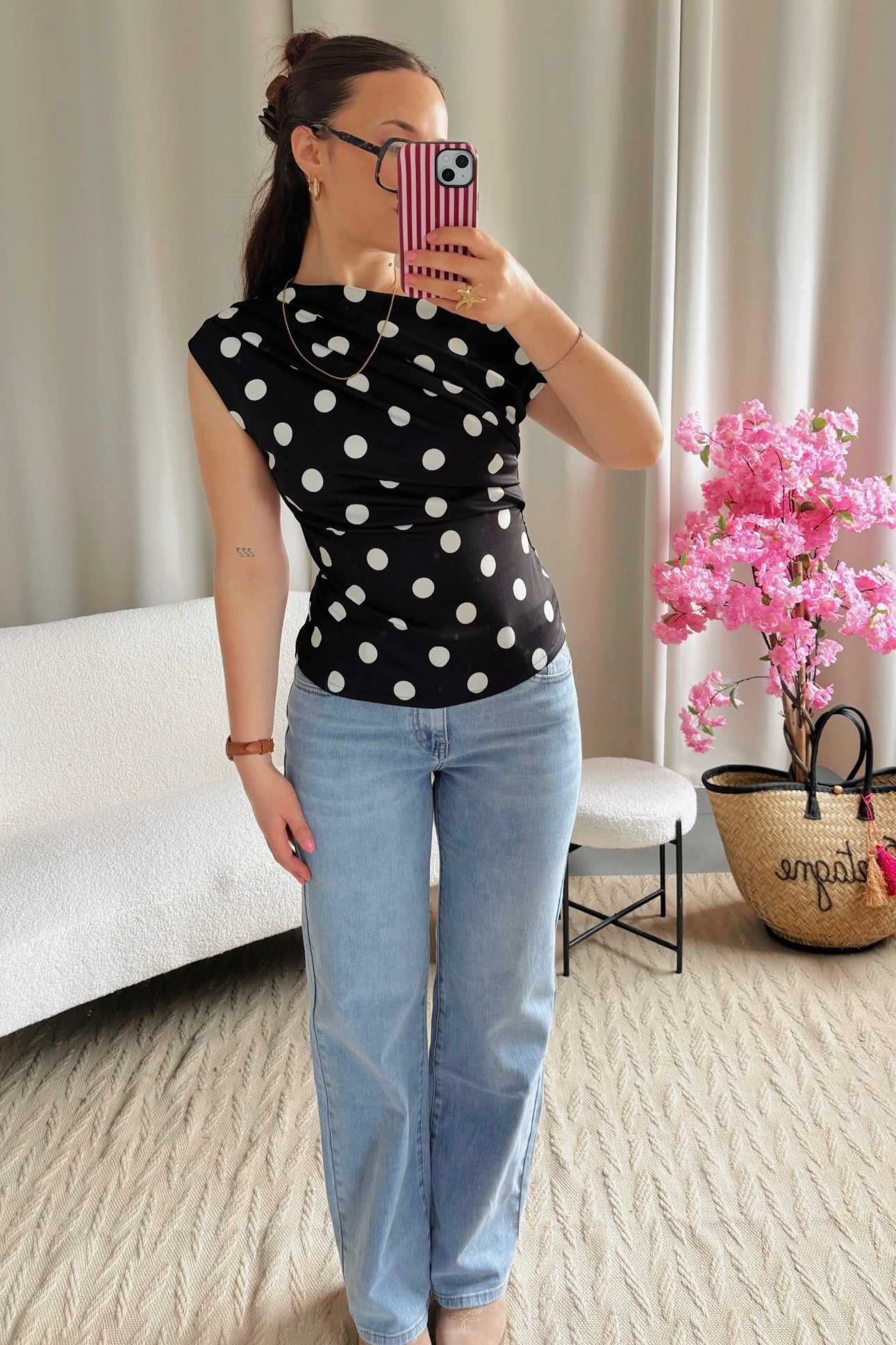 Top LUNA noir