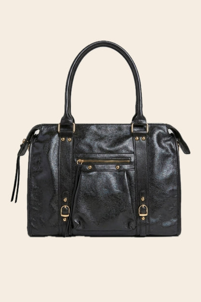 Sac MONACO noir irisé synthétique