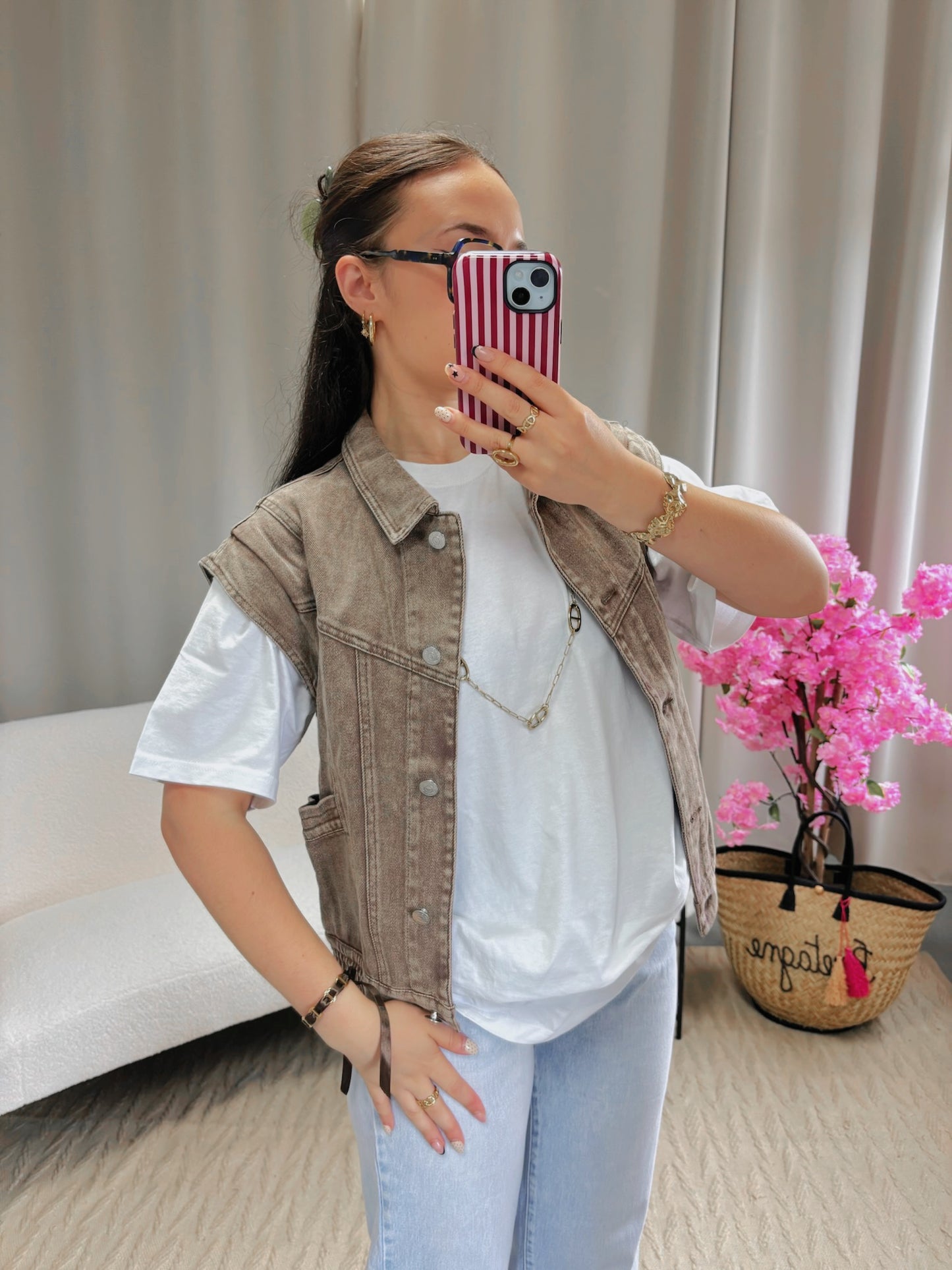 Veste ROCK marron