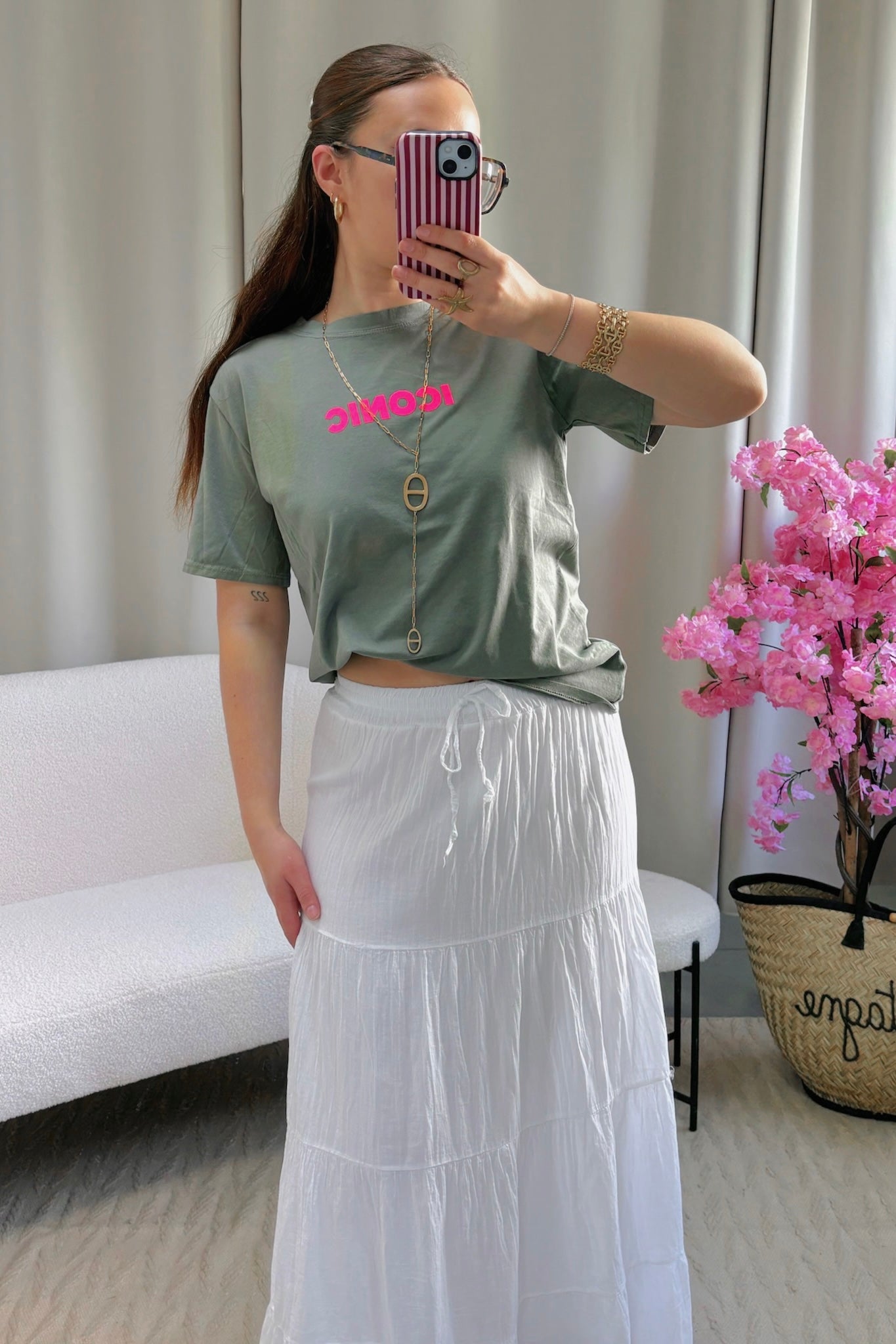 T-shirt ICONIC kaki