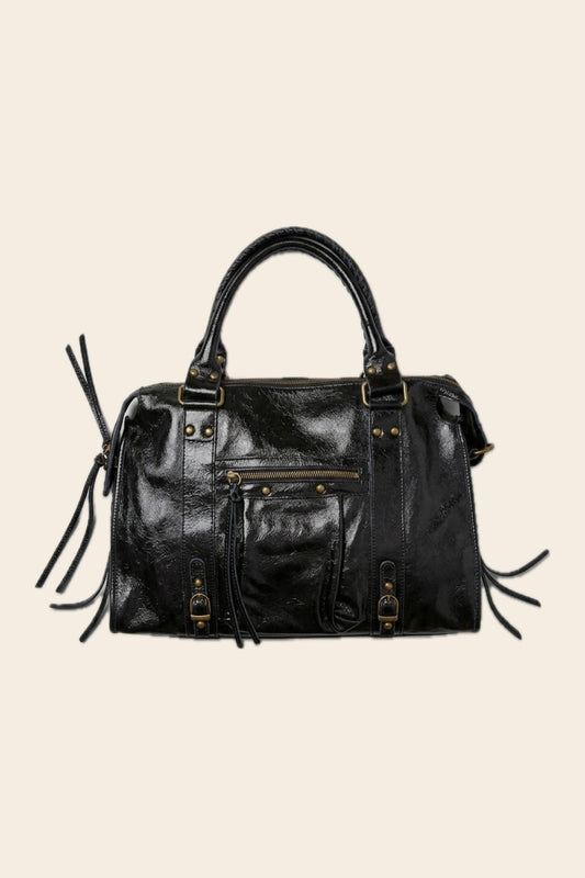 Sac PANAM noir irisé GRAND modèle