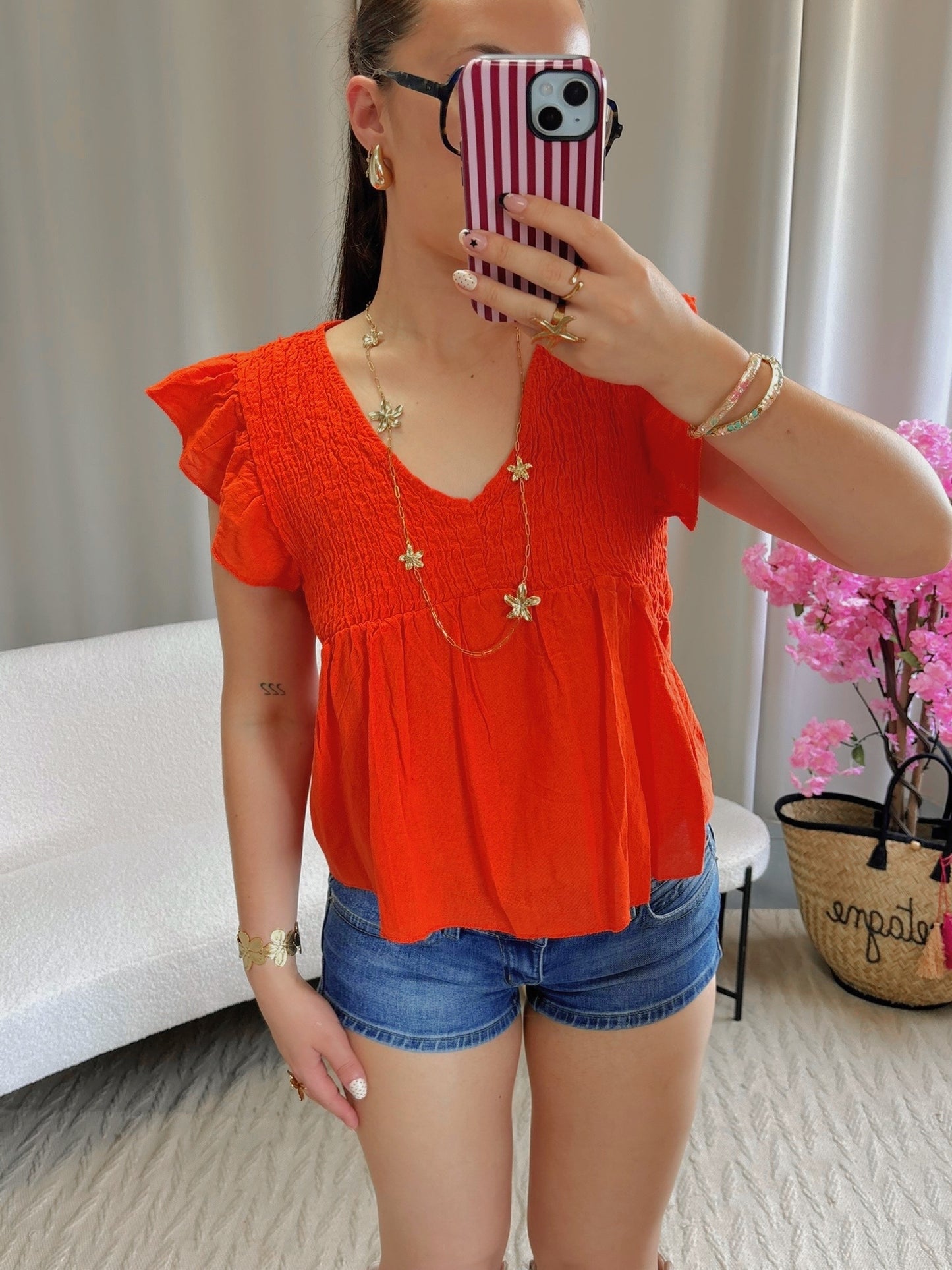 Blouse CHLOÉ orange