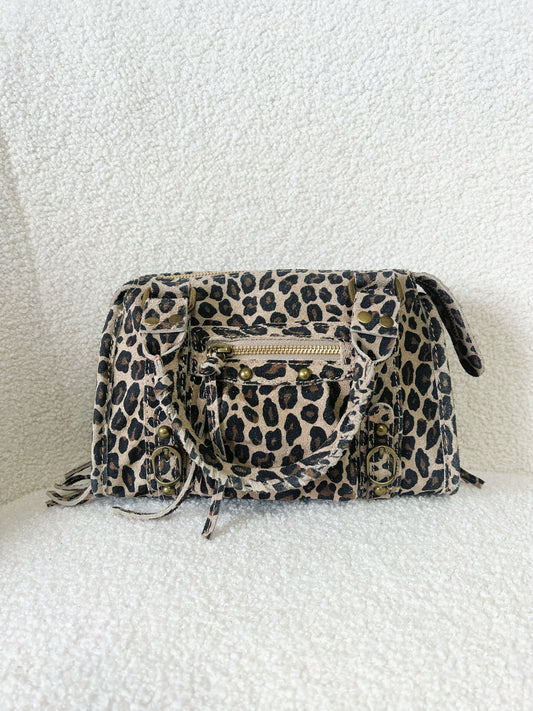 Sac PANAM léopard mat petit modèle