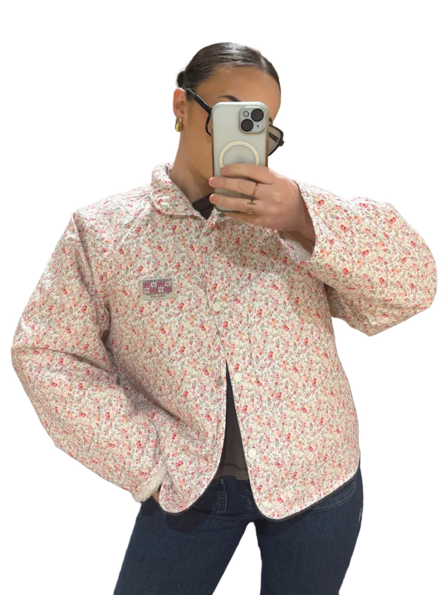 Veste polaire BLOOM écru