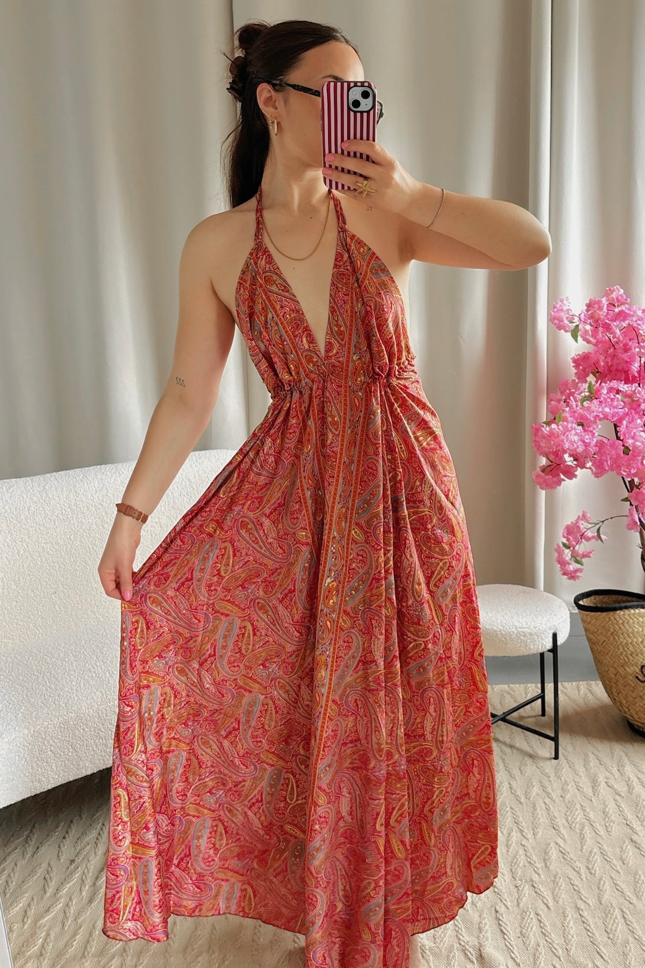Robe BOHÈME rouge