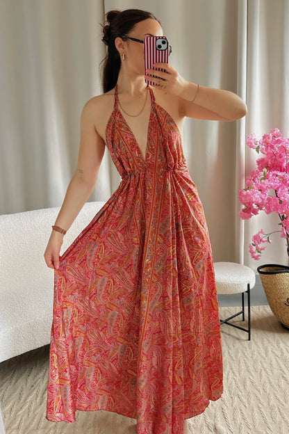 Robe BOHÈME rouge