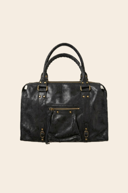 Sac PANAM noir brossé GRAND modèle