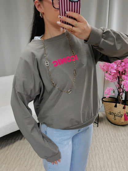 Sweat ICONIC taupe