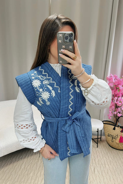 Veste AZURE bleu