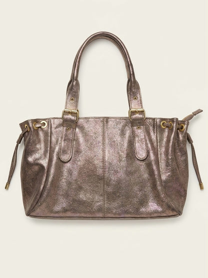 Sac GEREL bronze irisé grand modèle