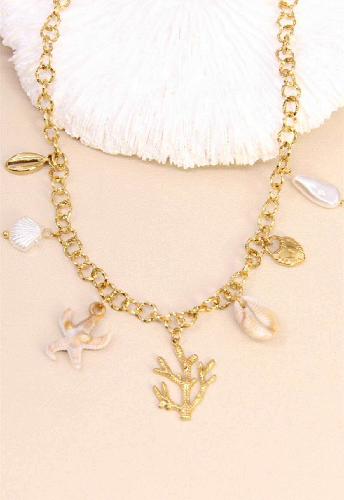Collier CORAIL doré