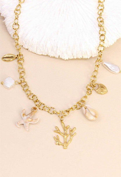 Collier CORAIL doré