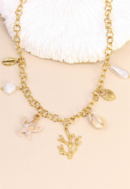 Collier CORAIL doré