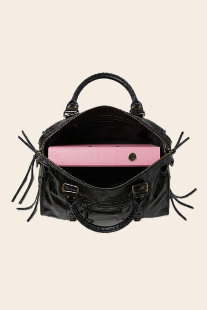 Sac PANAM noir irisé GRAND modèle