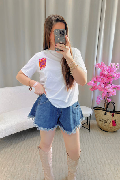 Short DALLAS bleu