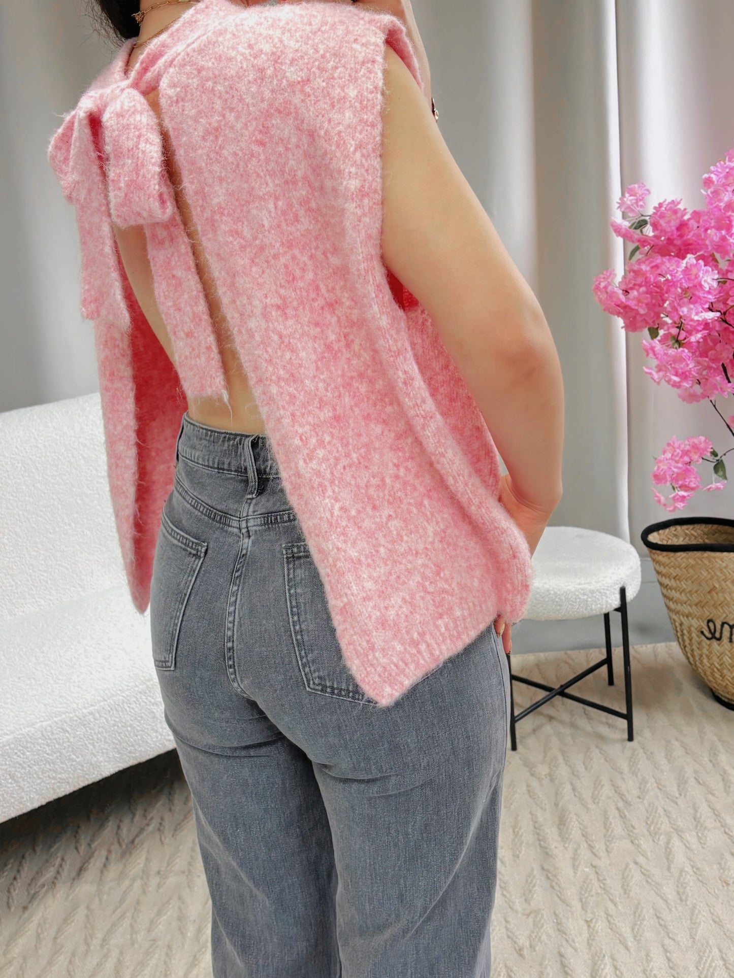 Pull dos nu SIENNA rose