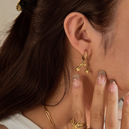 Boucles d'oreilles CERISES