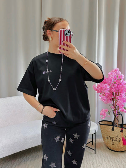 T-shirt ANGEL noir