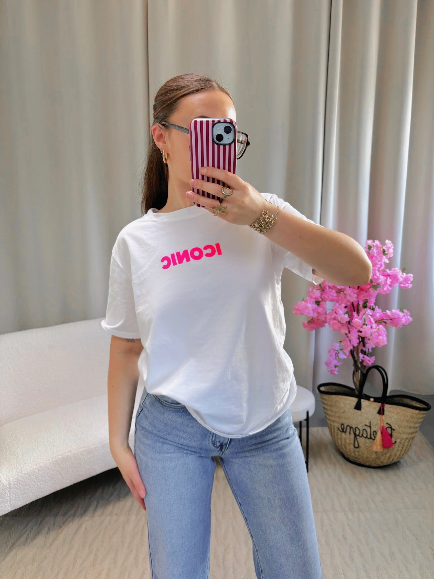 T-shirt ICONIC blanc