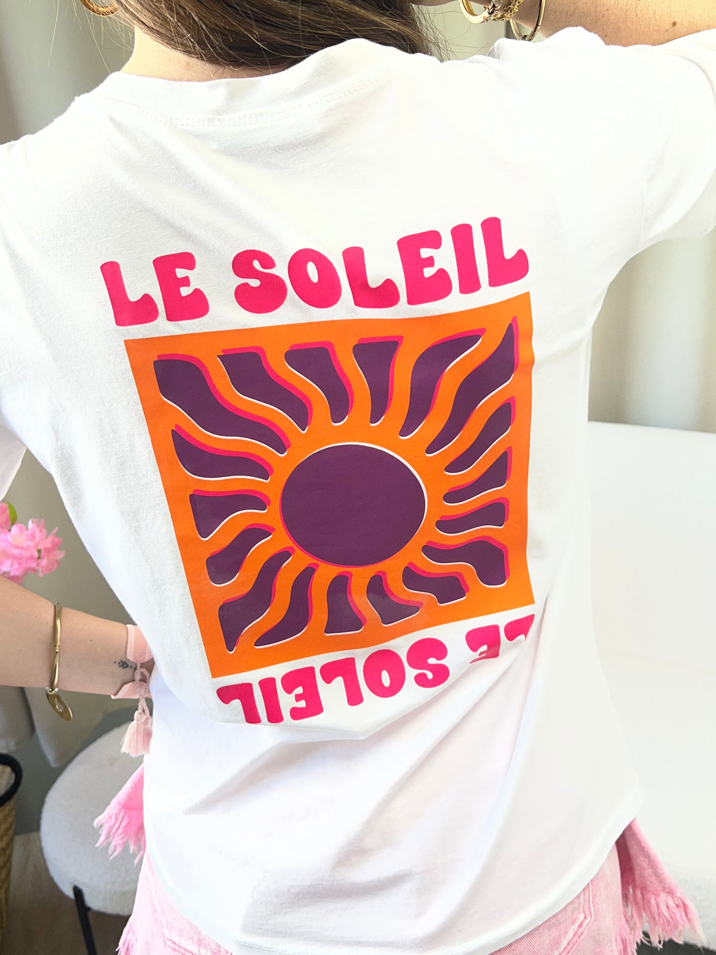 T-shirt LE SOLEIL blanc