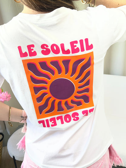 T-shirt LE SOLEIL blanc