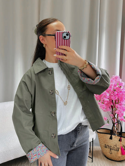Trench JOSÉPHINE kaki
