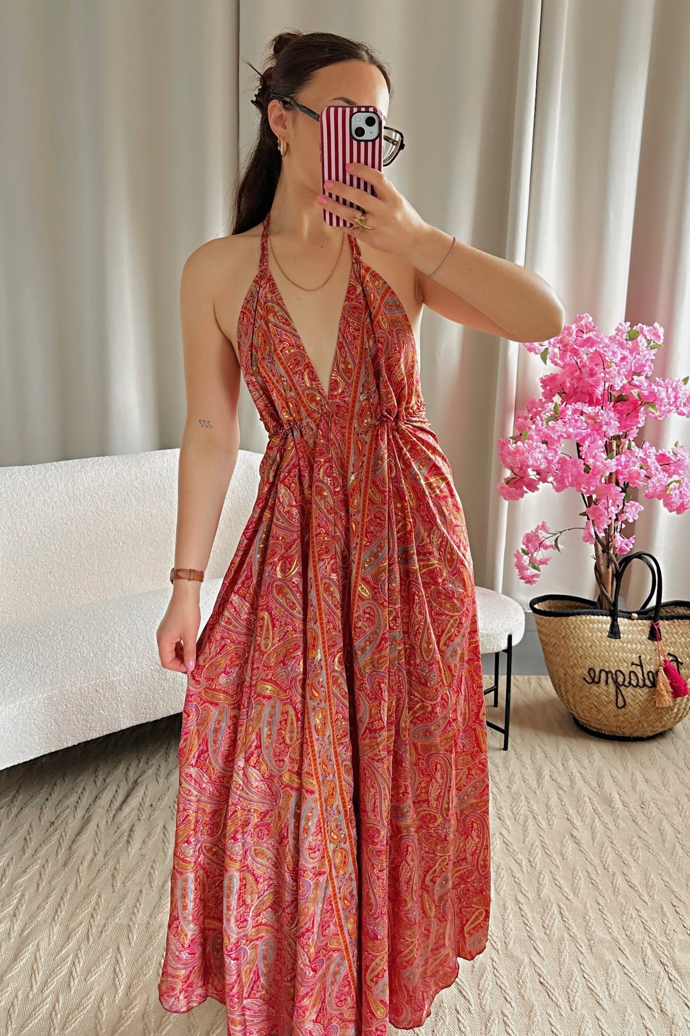 Robe BOHÈME rouge