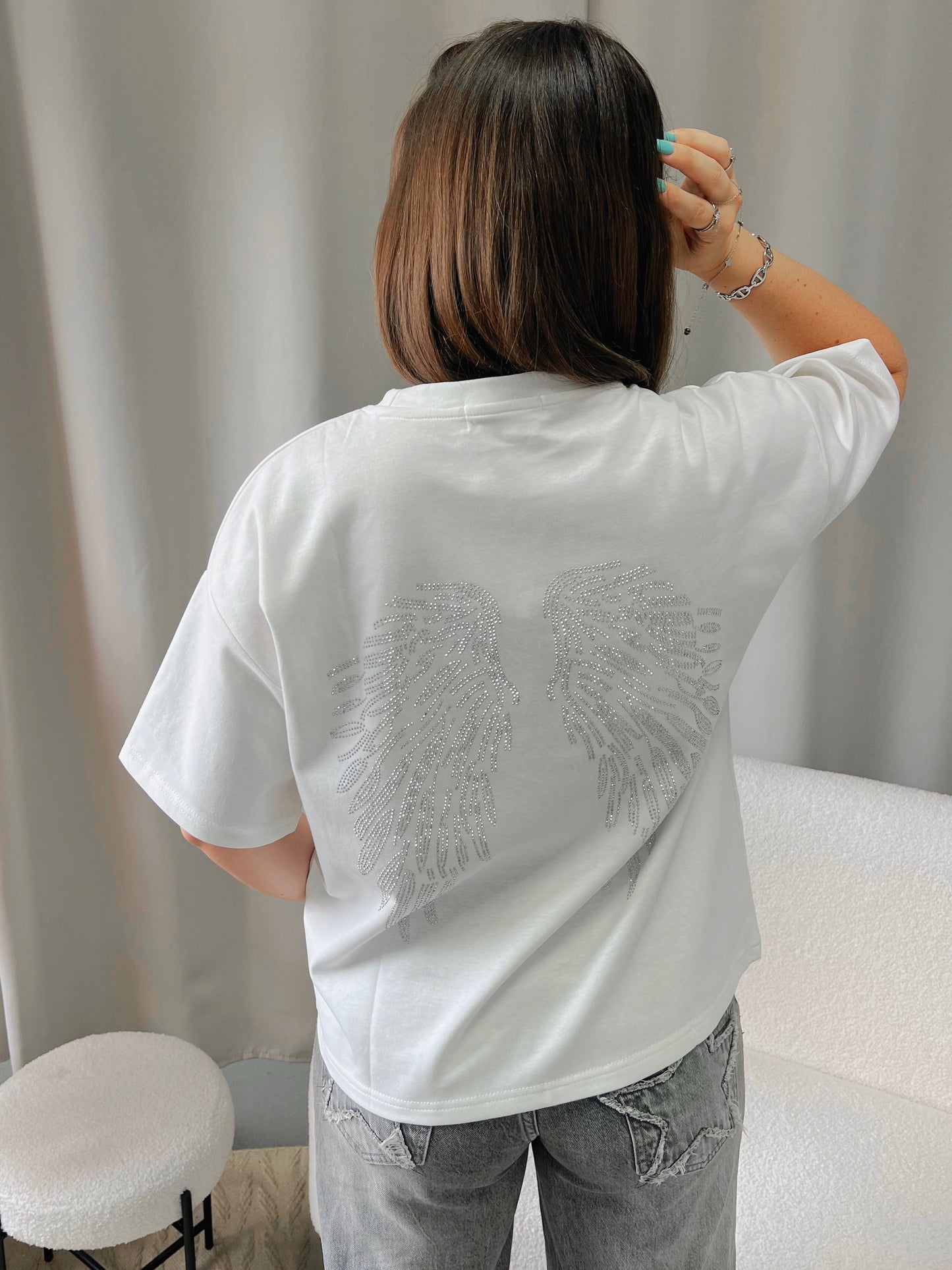 T-shirt ANGEL blanc