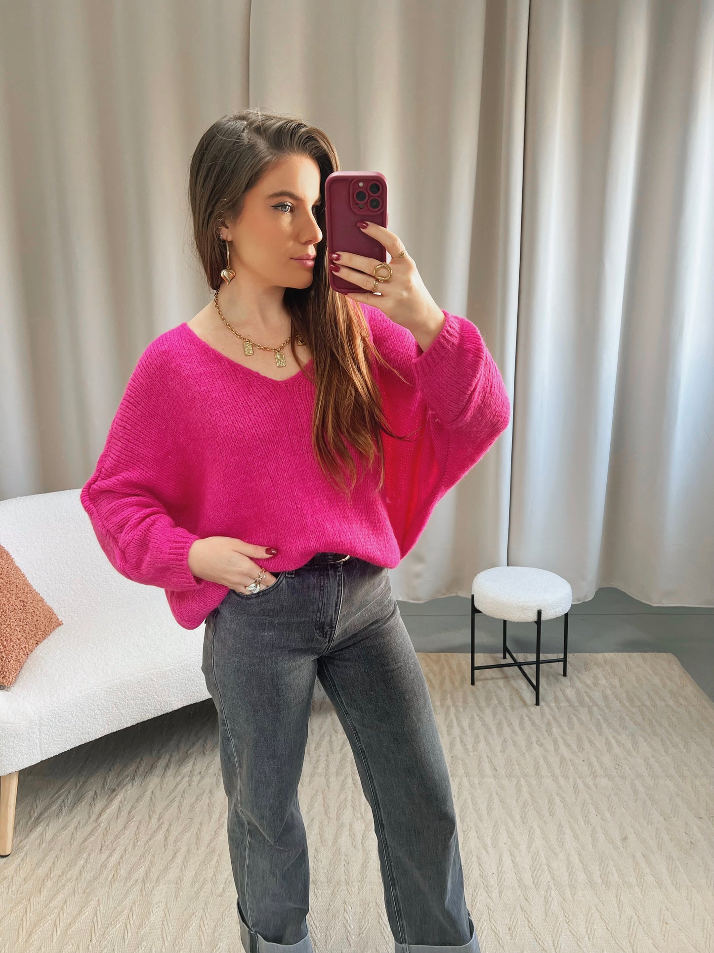 Pull KIRBY fuchsia