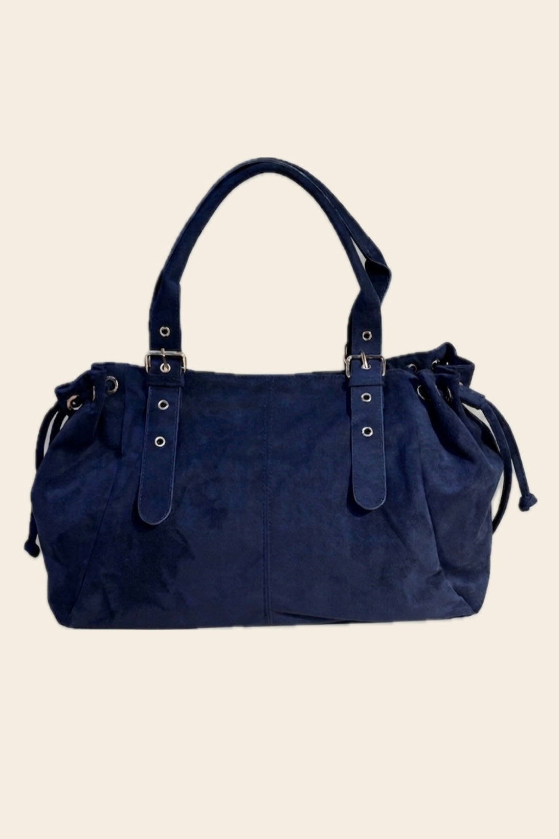 Sac BOSTON bleu marine en suédine