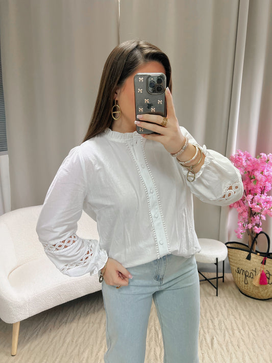 Blouse LUMI blanche