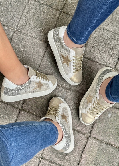 Baskets STELLA rose gold et dorées