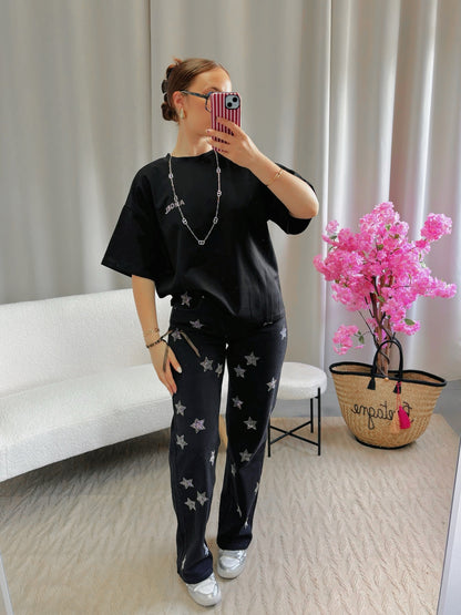 T-shirt ANGEL noir