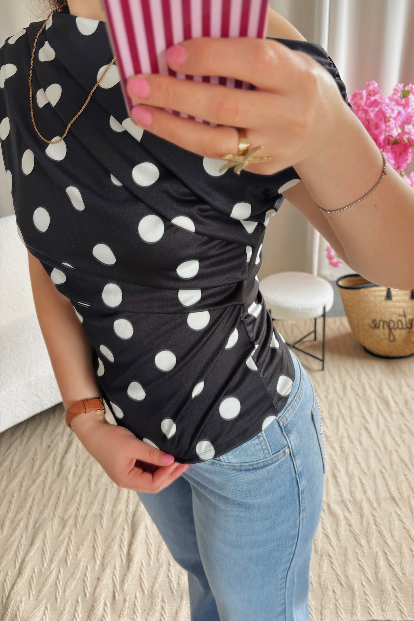 Top LUNA noir