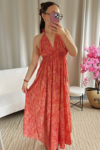 Robe BOHÈME corail