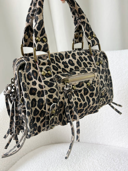 Sac PANAM léopard mat petit modèle