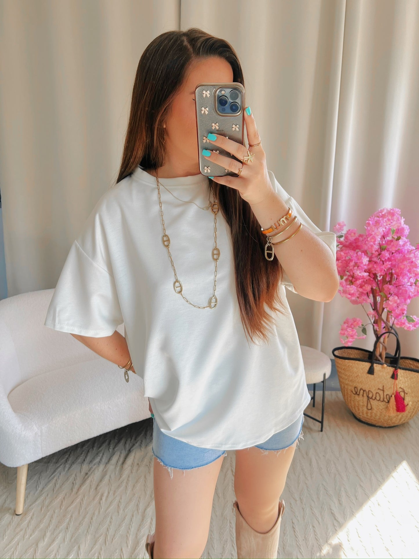 T-shirt CŒUR blanc