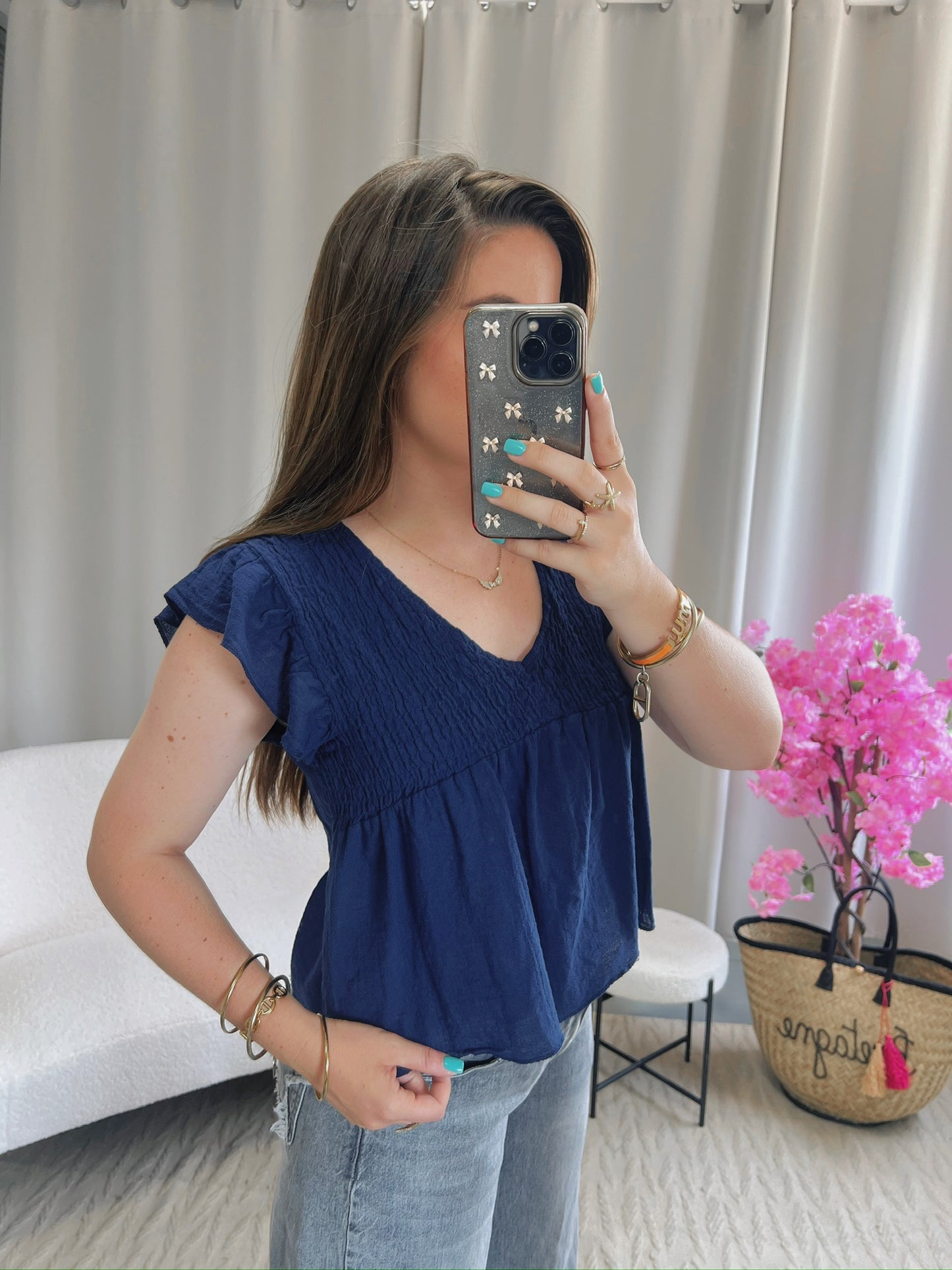 Blouse CHLOÉ bleu marine