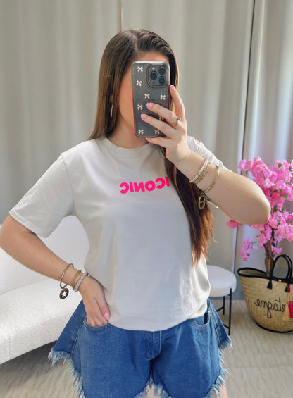 T-shirt ICONIC beige